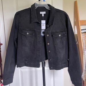 Denim Jacket Size XXL Evil Eye Sofia Vergara NWT 2X Jean Jacket